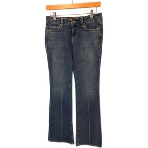 PAIGE Laurel Canyon Dark Blue Boot Cut Jeans